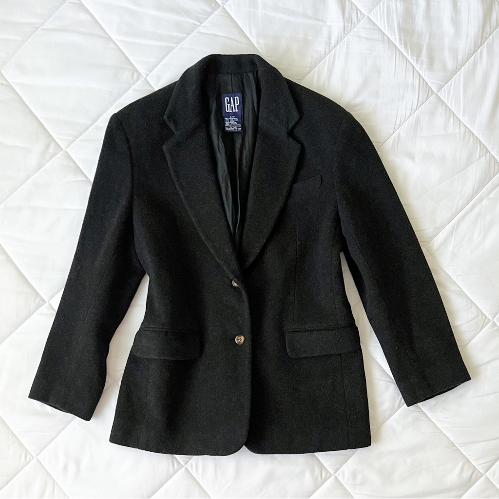 Gap Relaxed Wool Blazer